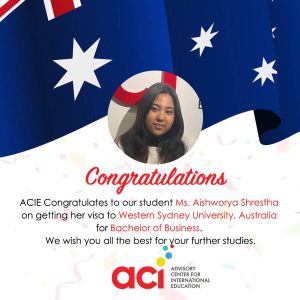 Visa success story of Aishworya Shrestha (1)