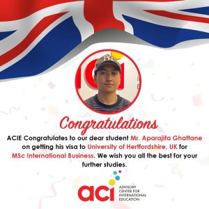 Visa success story of Aparajita ghattane