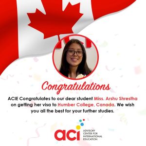 Visa success story of Arshu shrestha