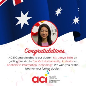 Visa success story of Jeeya Balla