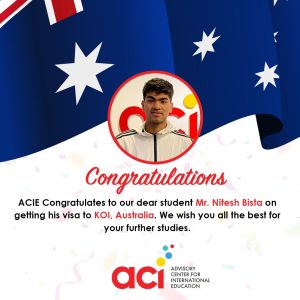 Visa success story of Nitesh Bista