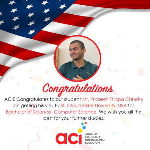 Visa success story of Prabesh Thapa Chhetry