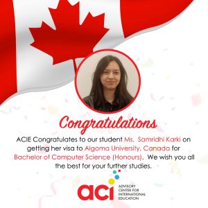 Visa success story of Samridhi Karki (1)