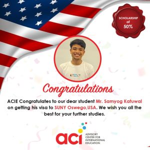 Visa success story of Samyog katuwal