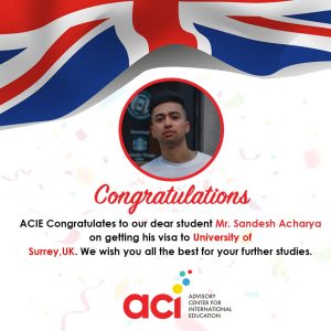 Visa success story of Sandesh Acharya