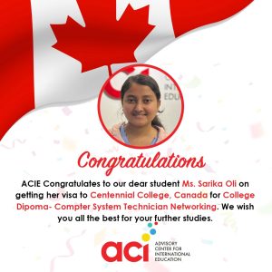 Visa success story of Sarika oli