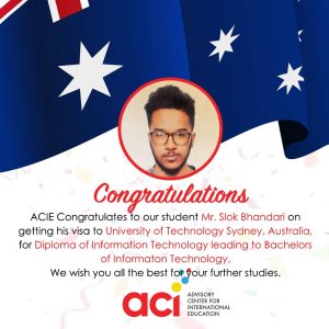 Visa success story of Slok Bhandari (1)